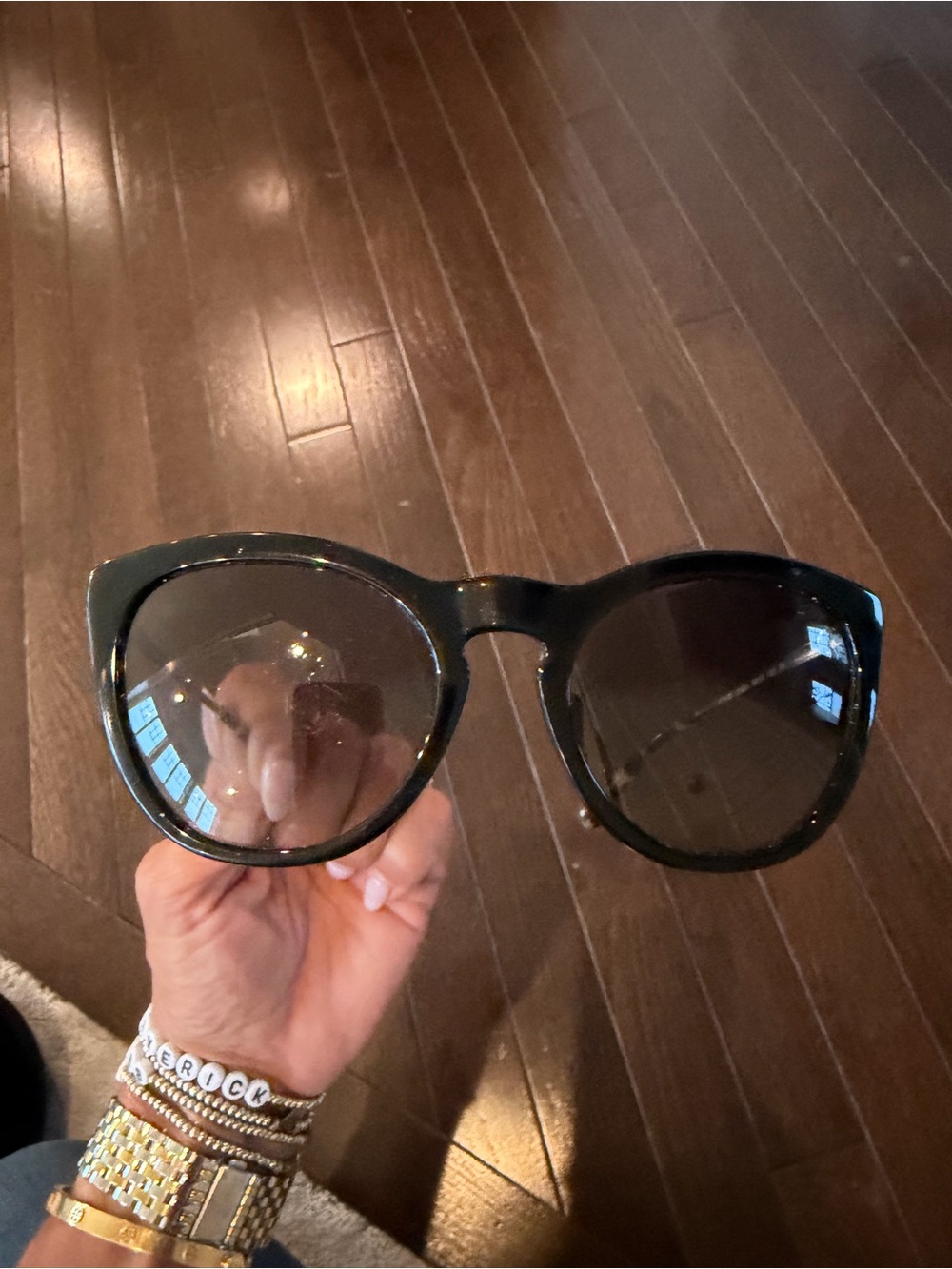 Tory Burch Black Oversized Women's Sunglasses
